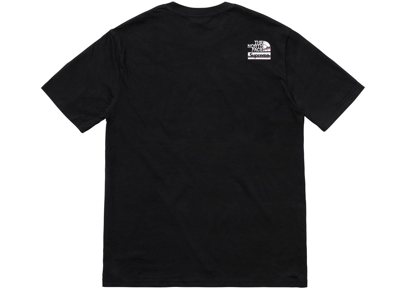 Supreme x The North Face Metallic Logo T‑Shirt Black - Novelship